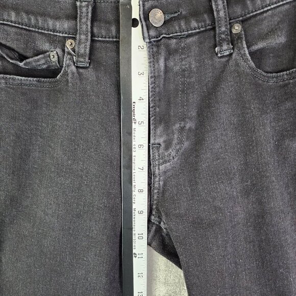 Mens Hollister Black Denim Jeans Slim Straight Advanced Stretch Size 30 X 32 - Picture 10 of 16